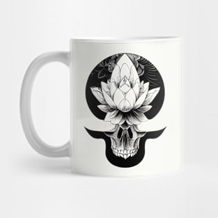 lotus Skull Mug